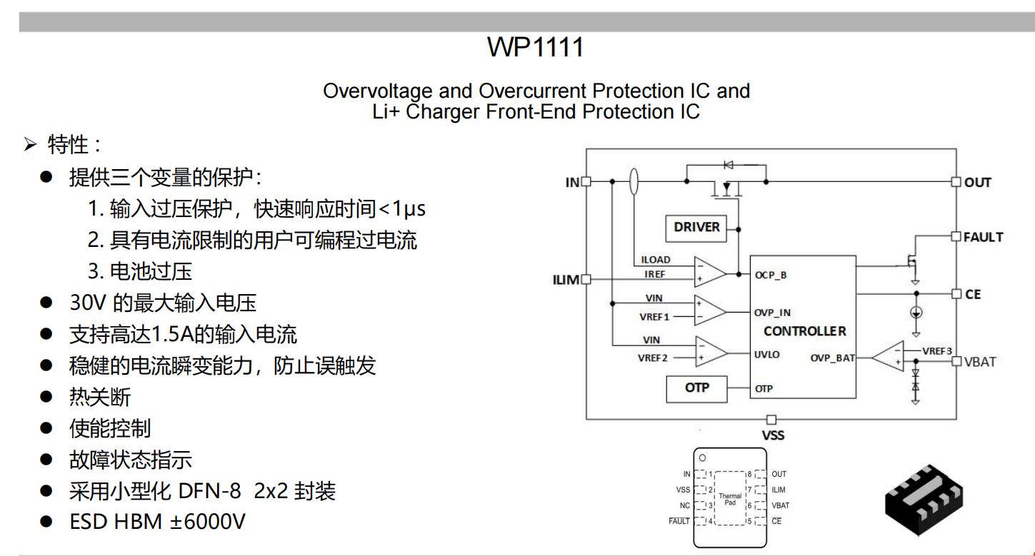 WAYON，维安，EFUSES，WP1111,WP1430