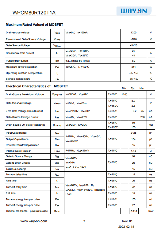 Wayon,维安SiC碳化硅MOS,维安GaN氮化镓MOS,新能源汽车OBC,充电桩,工业电源,光伏逆变.png